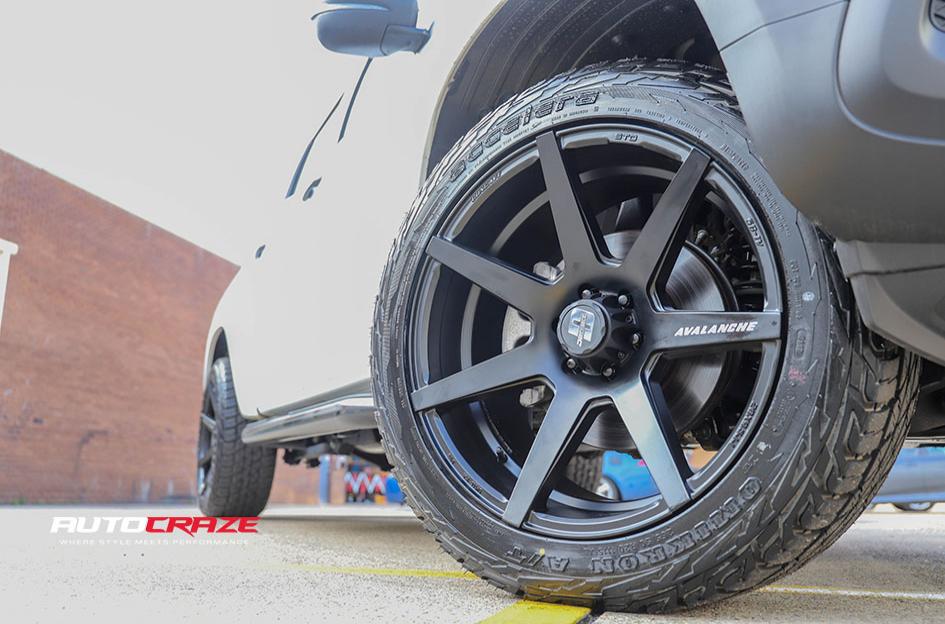 MERCEDES X CLASS AVALANCHE MATTE BLACK FRONT MILLED